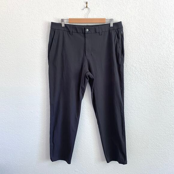 Lululemon Men’s Commission Classic-Fit Pant Gray Warpstreme Stretch W35 x L27.5 - Picture 5 of 12